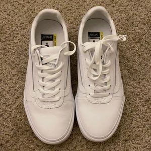 White Vans size 7.5